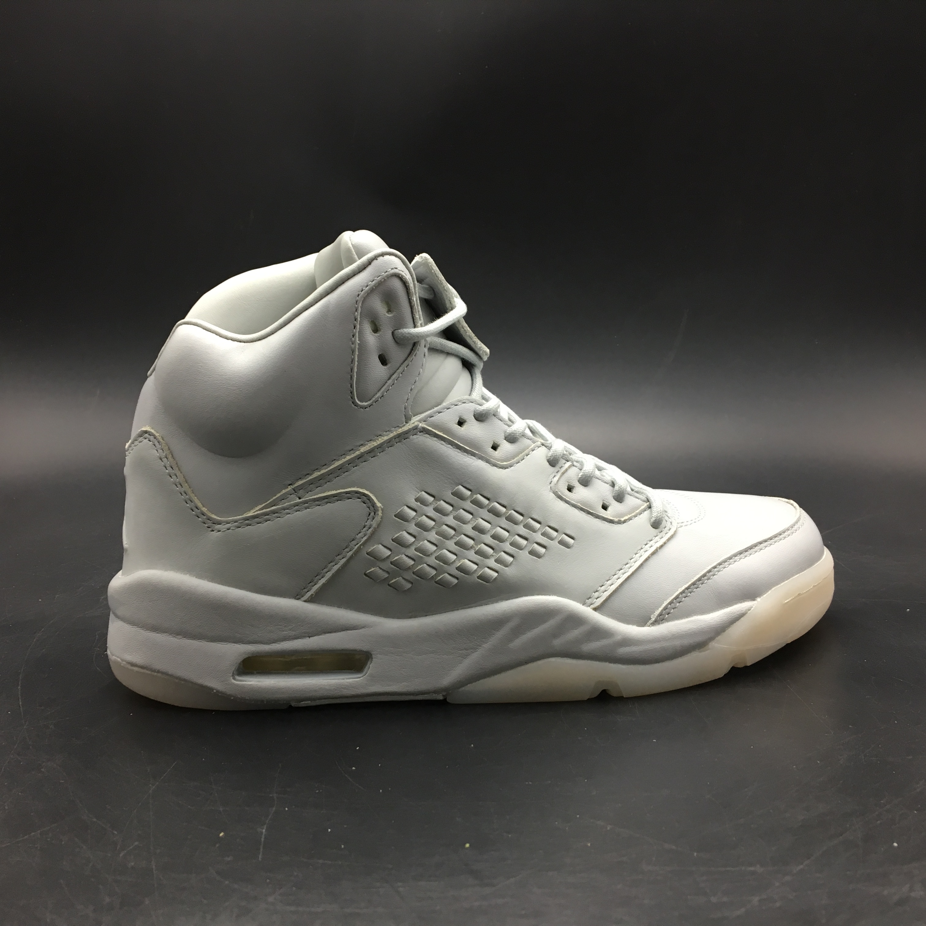 2017 Jordan 5 Premium Pinnacle Grey Shoes